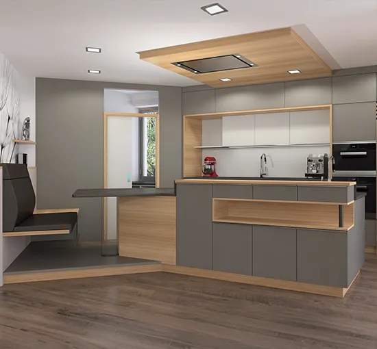 Referenzküche mit Insel